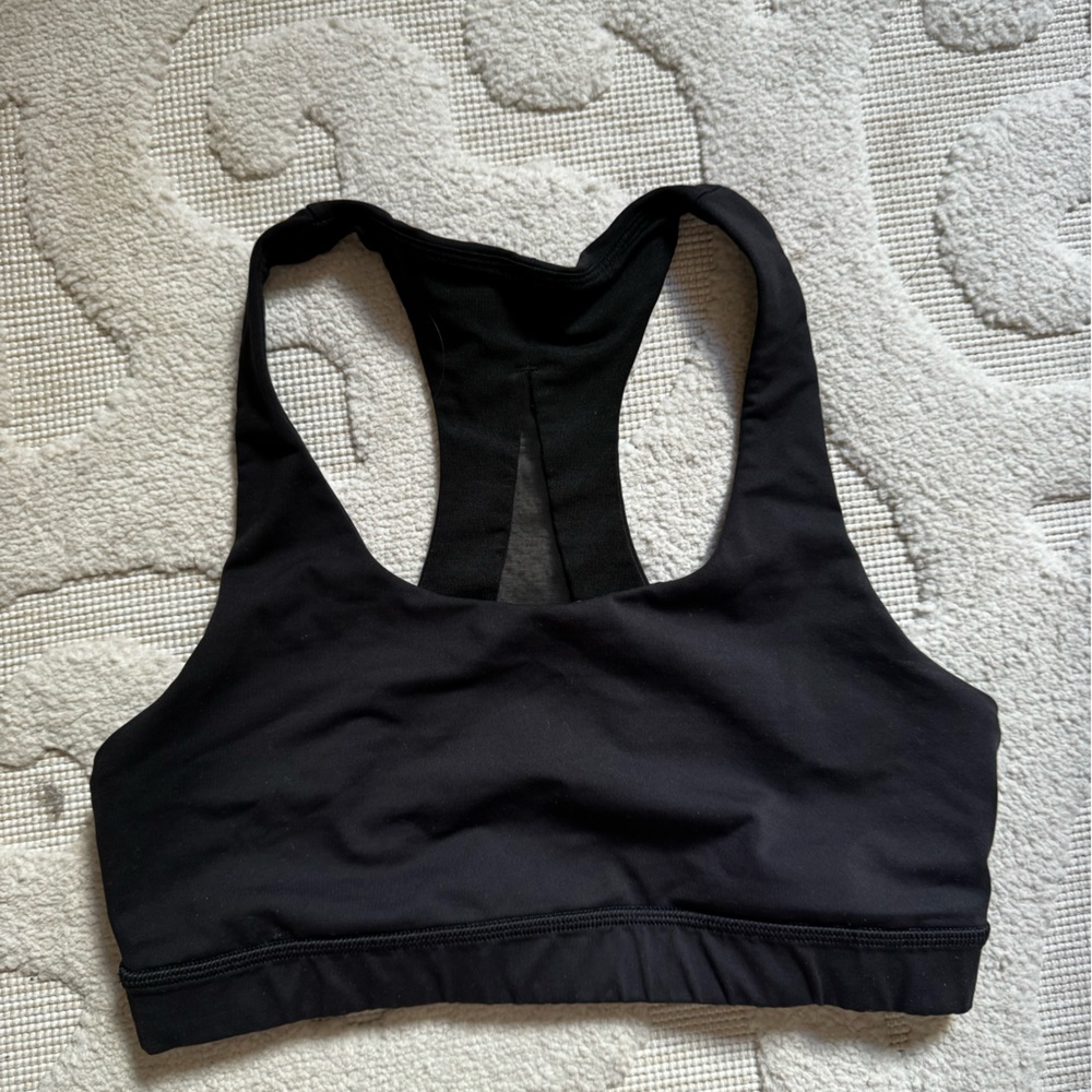 Lululemon Sports Bra Size 6. Black.